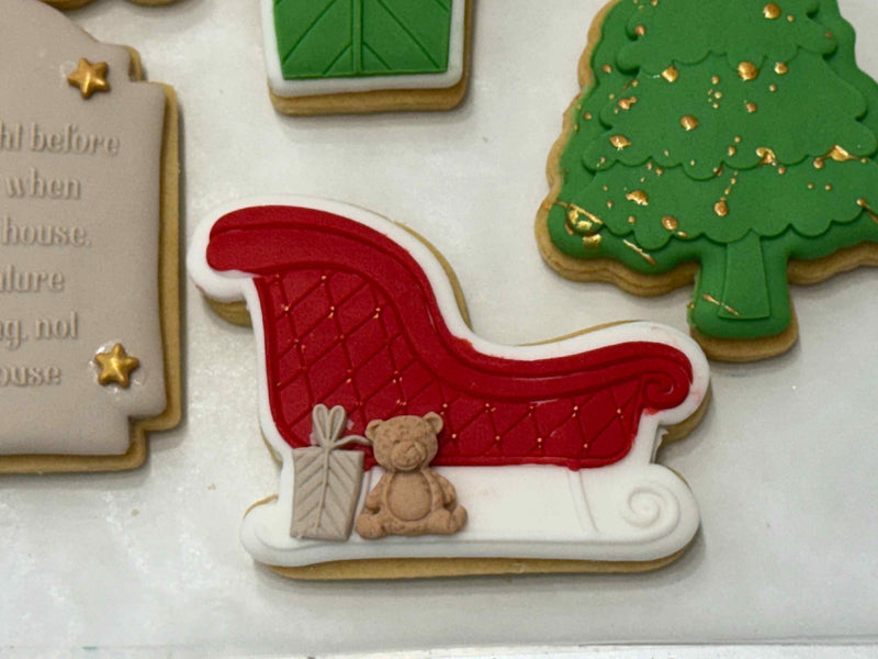 Red Sleigh Cookie