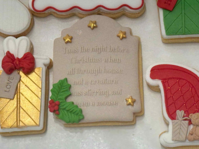 Twas the Night Before Christmas Cookie