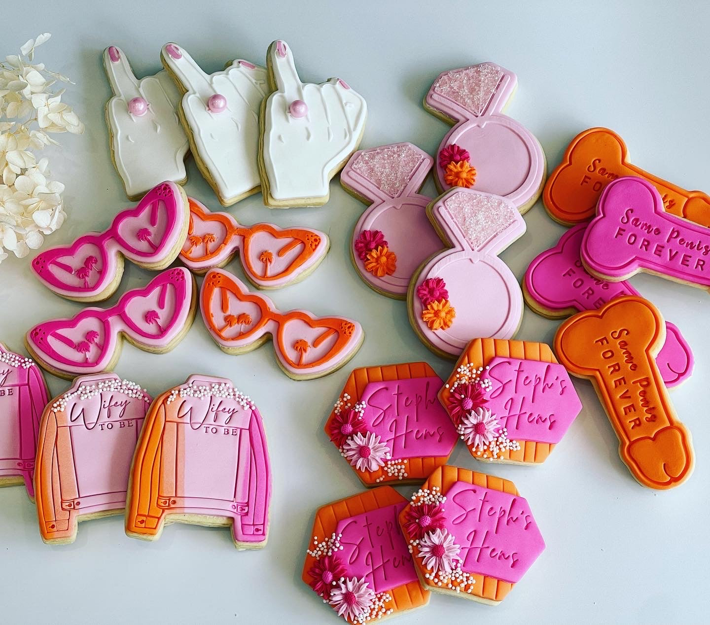 Summer Vibe Hens Party Cookies - Sophia's Cookie Creations