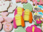 Tropical Bridal Shower Cookies